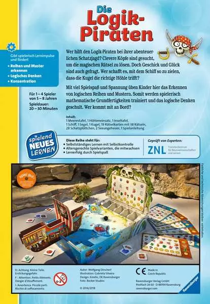 Ravensberger Matratzen Die Logik-Piraten - Kinderspiel ab 5 Jahren Muttertagsangebot