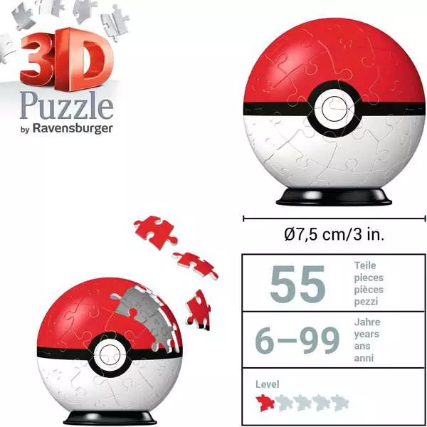 Ravensberger Matratzen 3D Puzzle Ball Pokémon Pokéball Top Angebot