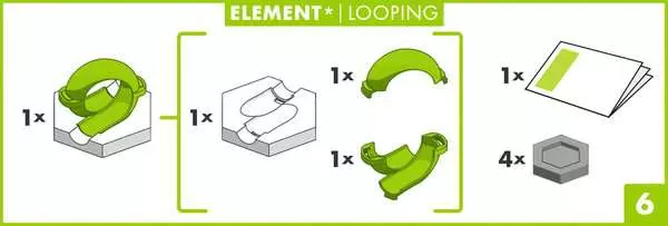 Ravensberger Matratzen GraviTrax Element Looping - Kugelbahn-Erweiterung für Kinder ab 8 Jahren Neueste Mode