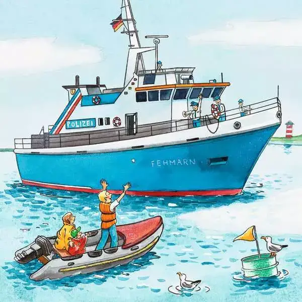 Ravensberger Matratzen Kinderpuzzle ab 5 Jahren - Polizeieinsatz - 49 Teile Wochenangebot