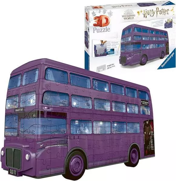 Ravensberger Matratzen 3D Puzzle Harry Potter Knight Bus Kostenlose Rückgabe