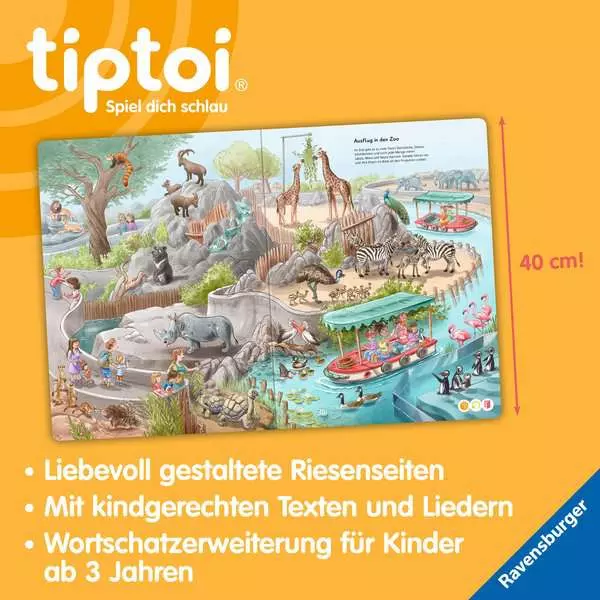 Ravensberger Matratzen tiptoi® Mein Wörter-Bilderbuch XXL Letzter Tag