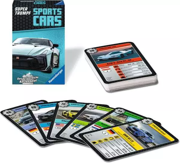 Ravensberger Matratzen Sports-Cars - Kartenspiel ab 7 Jahren Kostenloser Versand international