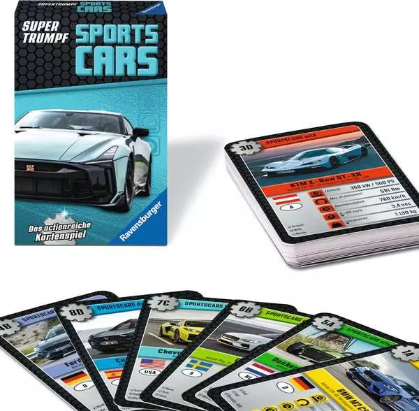 Ravensberger Matratzen Sports-Cars - Kartenspiel ab 7 Jahren Kostenloser Versand international