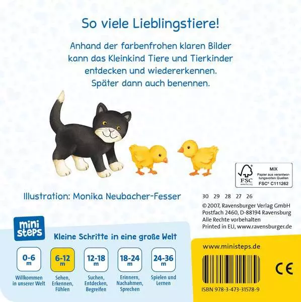 Ravensberger Matratzen ministeps: Meine allerersten Tiere Im Verkauf