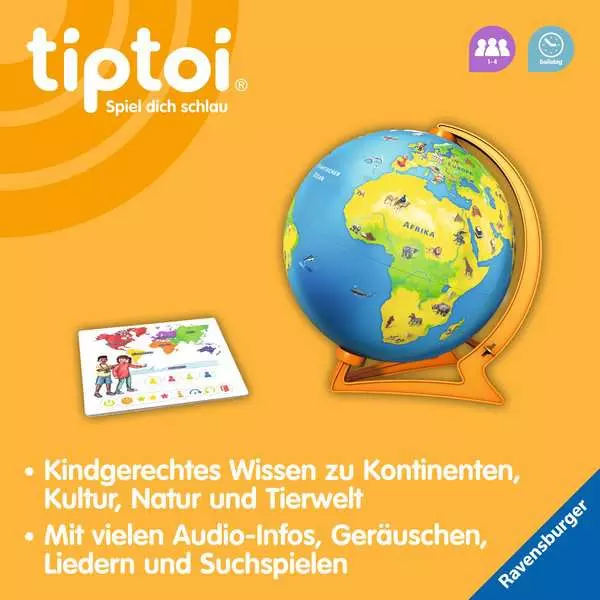 Ravensberger Matratzen tiptoi® Mein interaktiver Junior Globus 2025