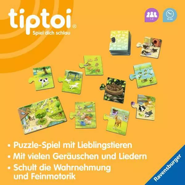 Ravensberger Matratzen tiptoi® Alle meine Tierkinder - Lernspiel ab 2 Jahren Fabrikverkauf