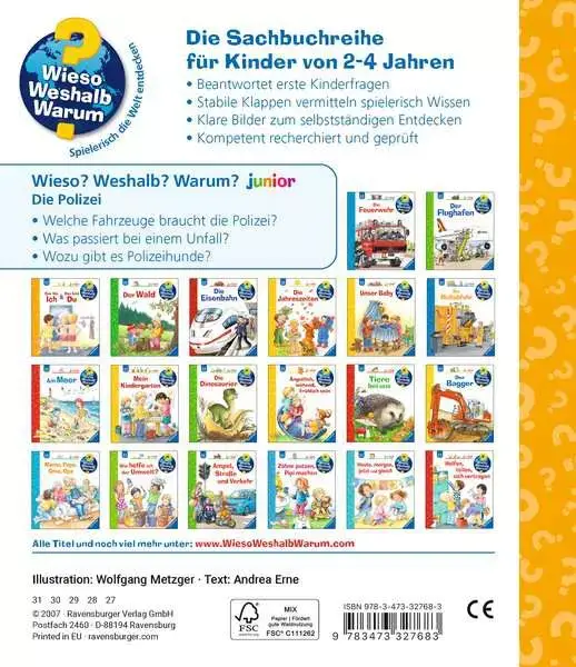 Ravensberger Matratzen Ravensburger Wieso? Weshalb? Warum? junior, Band 18: Die Polizei Blitzverkäufe