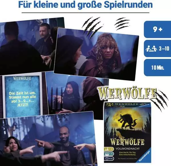 Ravensberger Matratzen Werwölfe Vollmondnacht - Spiel ab 9 Jahren Osterangebot