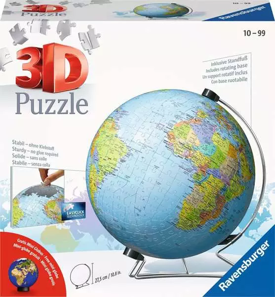 Ravensberger Matratzen 3D Puzzle Ball Globus in deutscher Sprache Große Rabatte