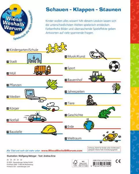 Ravensberger Matratzen Ravensburger Wieso? Weshalb? Warum? Mein erstes Lexikon Kauf eins, bekomm eins gratis