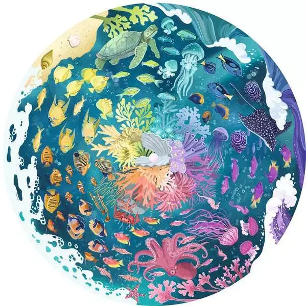 Ravensberger Matratzen Puzzle 500 Teile - Circle of Colors - Ocean & Submarine Kostenlose Rückgabe