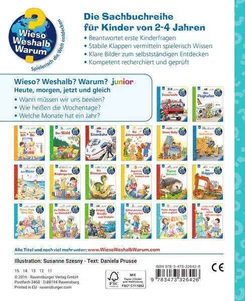 Ravensberger Matratzen Ravensburger Wieso? Weshalb? Warum? junior, Band 56: Heute, morgen, jetzt und gleich Neueste Stile