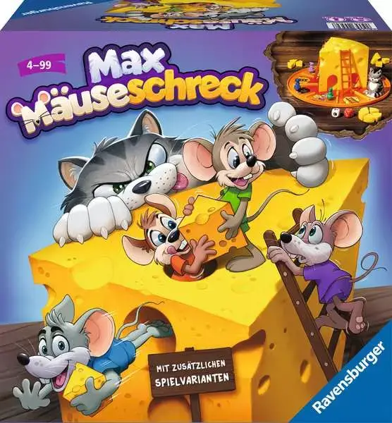 Ravensberger Matratzen Max Mäuseschreck - Kinderspiel ab 4 Jahren Discount Store für neue Produkte