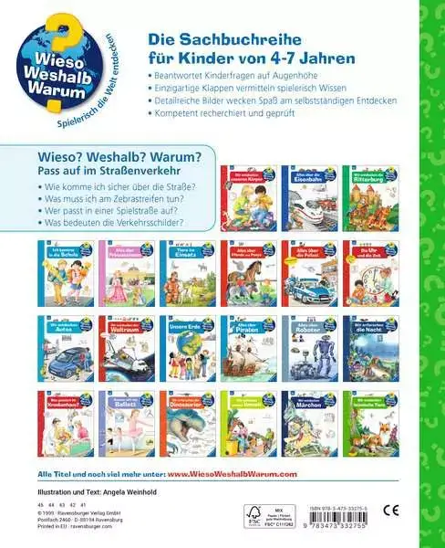 Ravensberger Matratzen Ravensburger Wieso? Weshalb? Warum?, Band 5: Pass auf im Straßenverkehr Verkauf