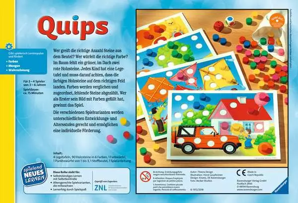 Ravensberger Matratzen Quips - Kinderspiel ab 3 Jahren Schlussverkauf