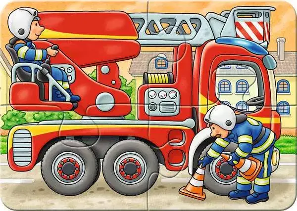 Ravensberger Matratzen Kinderpuzzle ab 2 Jahren - Bei der Arbeit - 2 + 4 + 6 + 8 Teile Fabrikverkauf