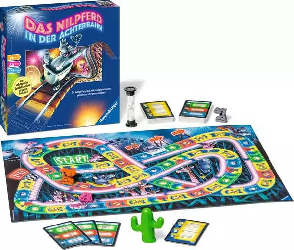 Ravensberger Matratzen Das Nilpferd in der Achterbahn - Spiel ab 10 Jahren Limitierter Zeitrabatt