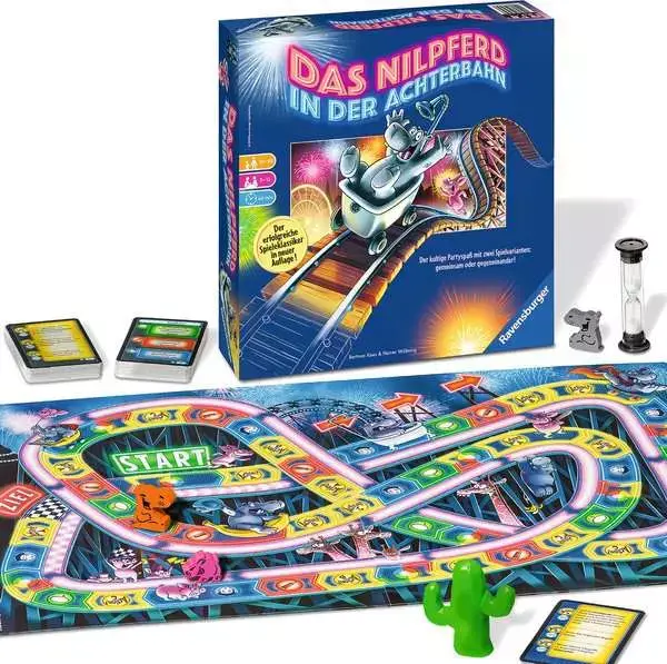 Ravensberger Matratzen Das Nilpferd in der Achterbahn - Spiel ab 10 Jahren Limitierter Zeitrabatt
