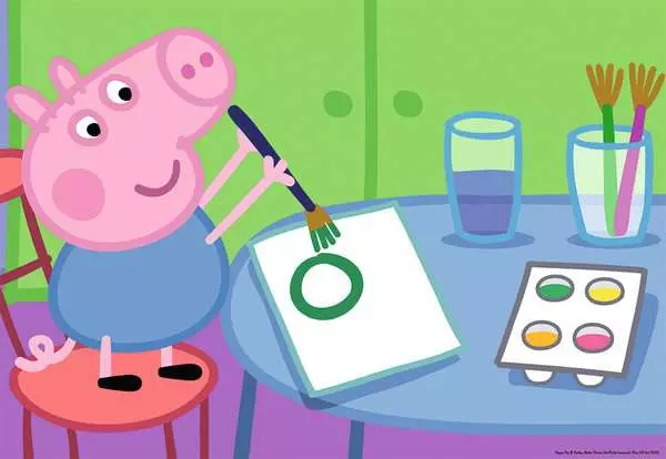 Ravensberger Matratzen Kinderpuzzle ab 4 Jahren - Peppa in der Schule - 24 Teile Versandkostenfrei