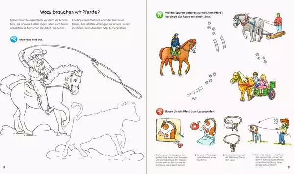 Ravensberger Matratzen Ravensburger Wieso? Weshalb? Warum? aktiv-Heft: Pferde Preisnachlass