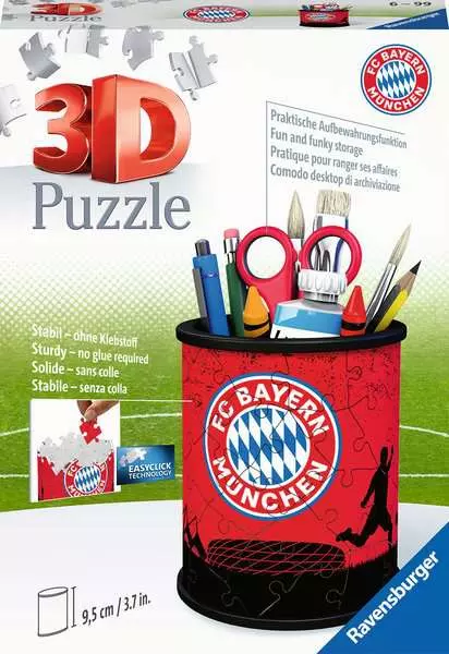Ravensberger Matratzen 3D Puzzle Utensilo - FC Bayern München Heißer Verkauf