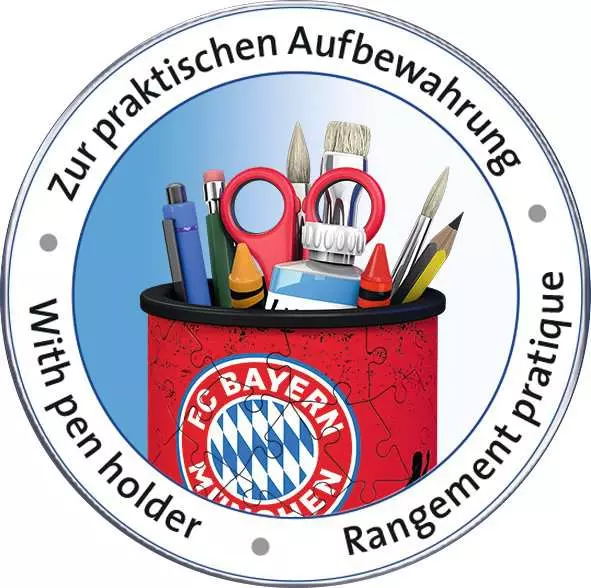 Ravensberger Matratzen 3D Puzzle Utensilo - FC Bayern München Heißer Verkauf