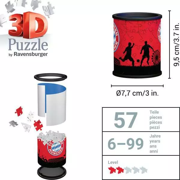 Ravensberger Matratzen 3D Puzzle Utensilo - FC Bayern München Heißer Verkauf