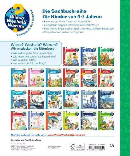 Ravensberger Matratzen Ravensburger Wieso? Weshalb? Warum?, Band 11: Wir entdecken die Ritterburg Saisonale Angebote