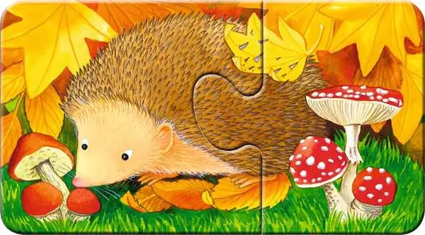 Ravensberger Matratzen Kinderpuzzle ab 2 Jahren - Tiere im Garten - 2 Teile Sonderangebot der Fabrik