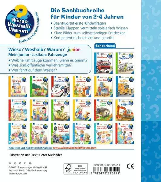 Ravensberger Matratzen Ravensburger Wieso? Weshalb? Warum? Mein junior-Lexikon: Fahrzeuge Discount Store für neue Produkte