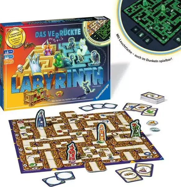 Ravensberger Matratzen Das verrückte LabyrinthGlow in the Dark - Spiel ab 7 Jahren Nur noch ein Tag übrig