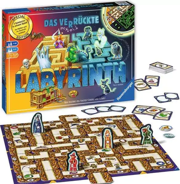 Ravensberger Matratzen Das verrückte LabyrinthGlow in the Dark - Spiel ab 7 Jahren Nur noch ein Tag übrig