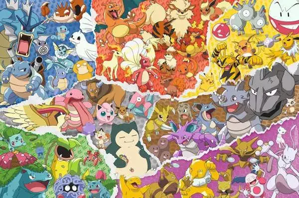 Ravensberger Matratzen Puzzle 5000 Teile - Pokémon Allstars Kostenloser Versand international