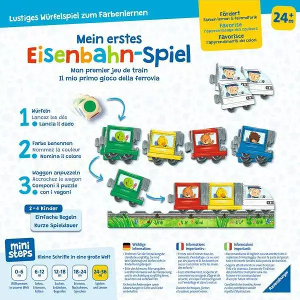 Ravensberger Matratzen Mein erstes Eisenbahn-Spiel - Kinderspiel ab [age] Jahren Fabrikladen