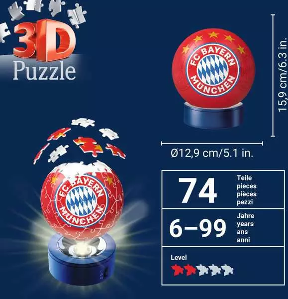 Ravensberger Matratzen Ravensburger Nachtlicht FC Bayern München Fabrikpreis