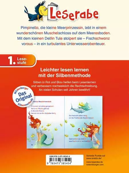 Ravensberger Matratzen Leserabe mit Mildenberger Silbenmethode: Pimpinella Meerprinzessin und der Delfin Heißer Verkauf