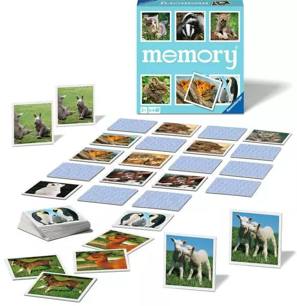 Ravensberger Matratzen memory® Tierkinder - Kinderspiel ab 3 Jahren Top Angebot