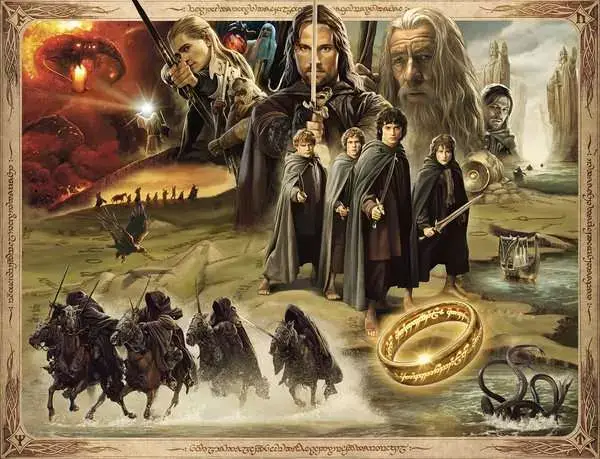 Ravensberger Matratzen Puzzle 2000 Teile - LOTR: The Fellowship of the Ring Letzte 2 Tage