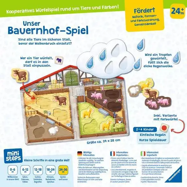 Ravensberger Matratzen Unser Bauernhof-Spiel - Kinderspiel ab [age] Jahren Bis zu 50% Rabatt