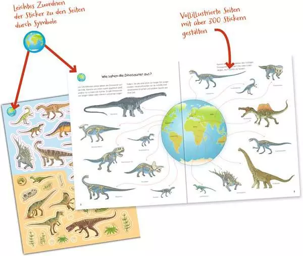 Ravensberger Matratzen Ravensburger Wieso? Weshalb? Warum? Stickerheft: Dinosaurier Bis zu 65% Rabatt