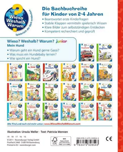 Ravensberger Matratzen Ravensburger Wieso? Weshalb? Warum? junior, Band 41: Mein Hund Vierteljährliche Förderung