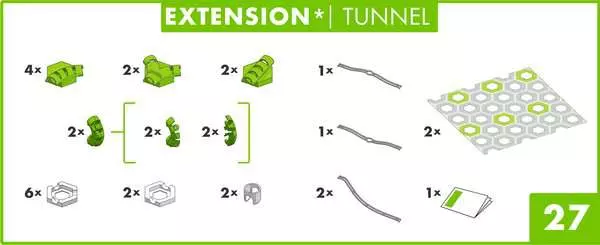 Ravensberger Matratzen GraviTrax Extension Tunnel - Kugelbahn-Erweiterung für Kinder ab 8 Jahren Bis zu 55% Rabatt