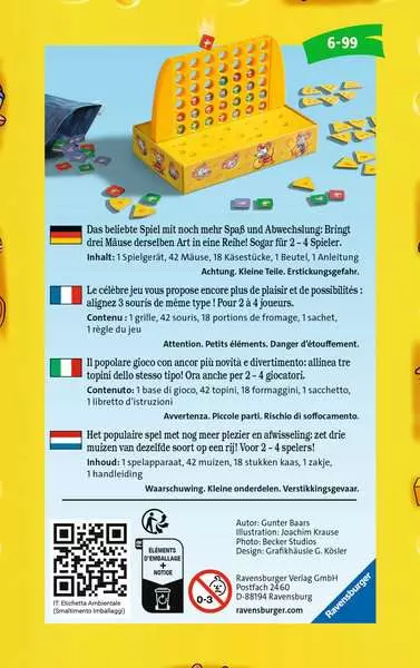 Ravensberger Matratzen 3 gewinnt! - Reisespiel ab 6 Jahren Clearance-Verkauf