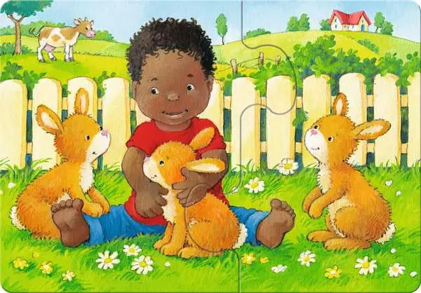 Ravensberger Matratzen Ravensburger Mein allererstes Puzzle: Streichelzoo Kostenloser Versand international