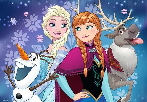Ravensberger Matratzen Kinderpuzzle ab 4 Jahren - Frozen - Nordlichter - 24 Teile Begrenzt auf 3 Tage