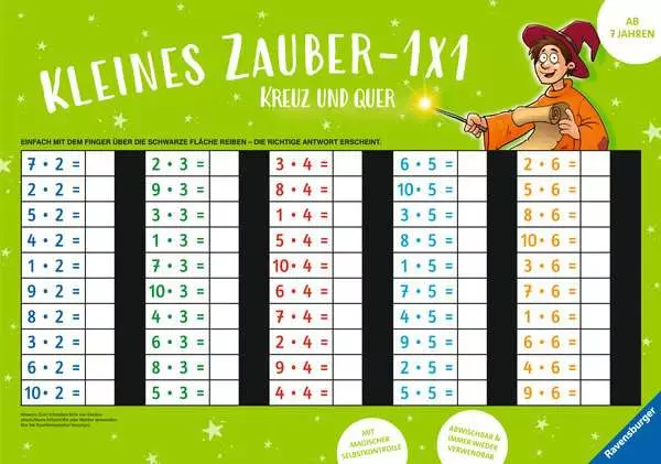 Ravensberger Matratzen Zaubertafel: Kleines Zauber-1x1: Kreuz und quer Meist gekauft