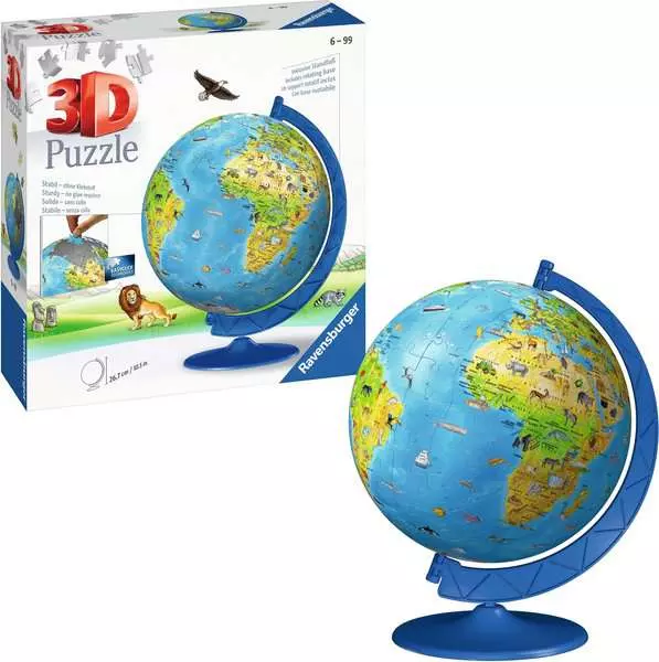 Ravensberger Matratzen 3D Puzzle Ball Kinderglobus in deutscher Sprache Sonderangebot