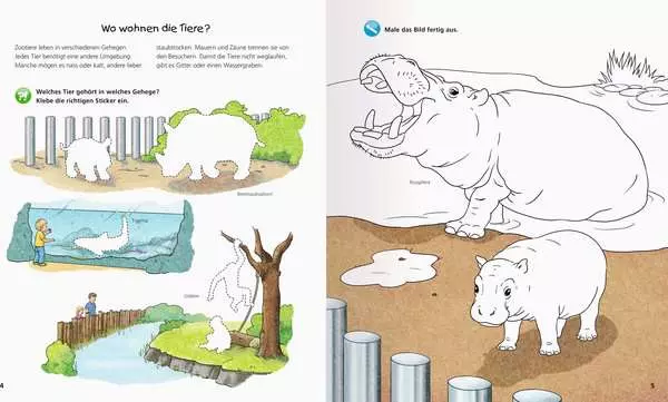 Ravensberger Matratzen Ravensburger Wieso? Weshalb? Warum? aktiv-Heft: Im Zoo Günstig kaufen