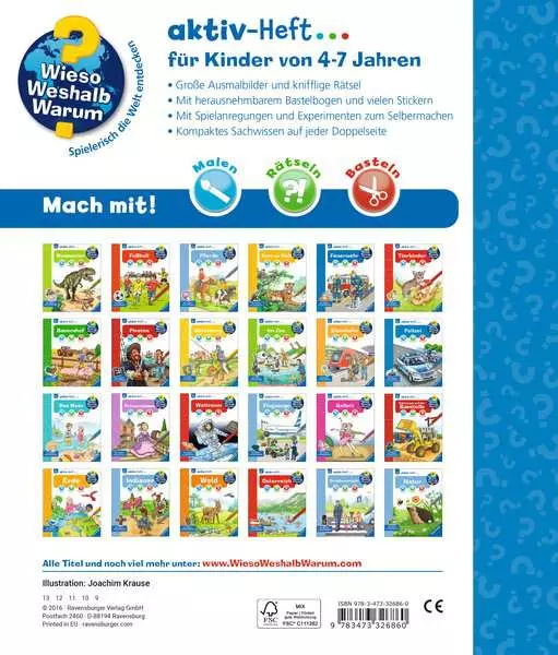 Ravensberger Matratzen Ravensburger Wieso? Weshalb? Warum? aktiv-Heft: Polizei Versandkostenfrei